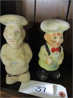 Salt and Pepper Chefs unmarked