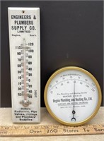 2 Advertising Thermometers *SC