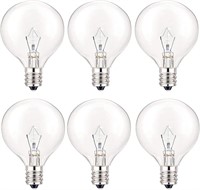 6 Packs E12 Base Type G Bulb