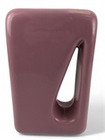 Vintage Haeger MOD Rectangle Pink Abstract Vase
