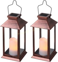 Tomshine Solar Lanterns 2 Pack (Red Copper)