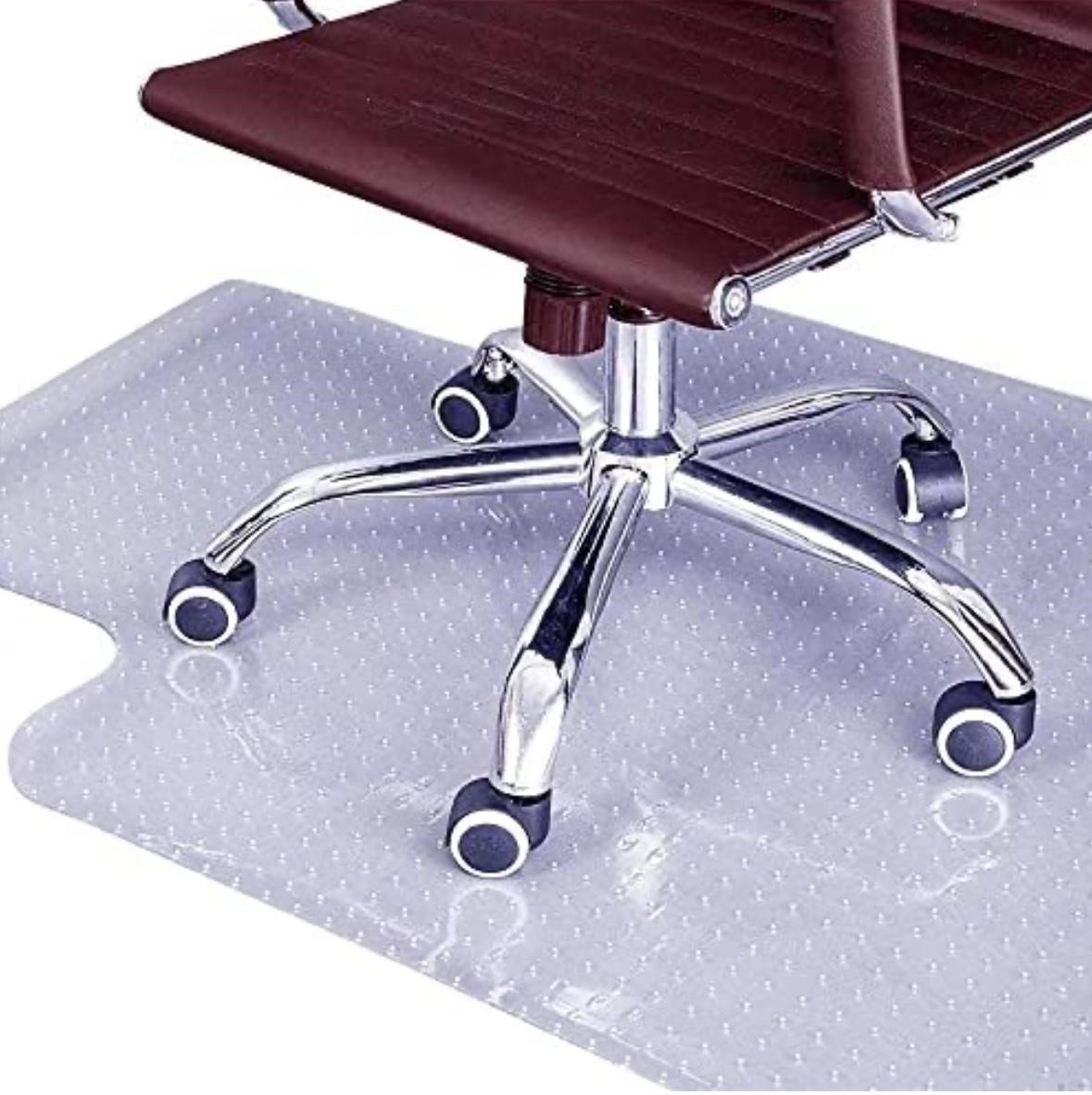 LUMDERIO Chair Mat for Computer Desk, Flat Without