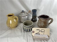 Collection of 5 Pottery Pieces