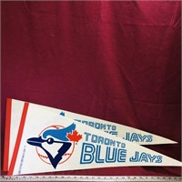 Pair Of Vintage Toronto Blue Jays MLB Banners