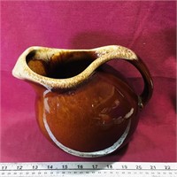 Vintage Pottery Pitcher (7 1/2" Tall)