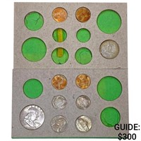 1958 UNC Dbl. Mint Set Incomplete [10 Coins]