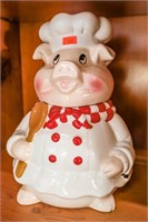 Chef Pig Cookie Jar