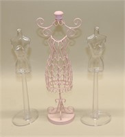 (3) Doll Dress Forms