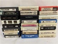 Eight track tapes