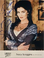 Lonesome Dove: The Outlaw Years Tracy Scoggins sig