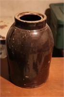 Beck Bros. 1 Gal. Brown Stoneware Jar