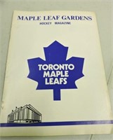 1972 Maple Leaf Gardens Hockey Magazine