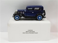 Diecast 1932 Blue Chevy Standard Coach New