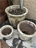 Lot of Three Pots