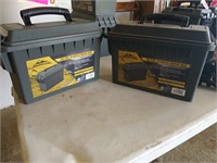 2-30 Cal plastic ammo boxes