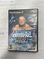 Smack down here come the pain PS2 video game