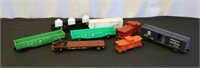 Eight Lionel O-Gauge Train Cars