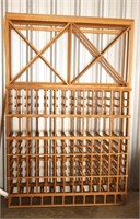Wooden Wine Rack from Local Restaurant