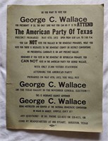 1968  Gov. GEORGE C. WALLACE Lobby Card