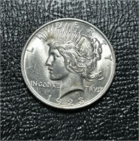 1923 US Peace Silver Dollar BU