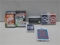 Assorted Card & Dice Games See Info