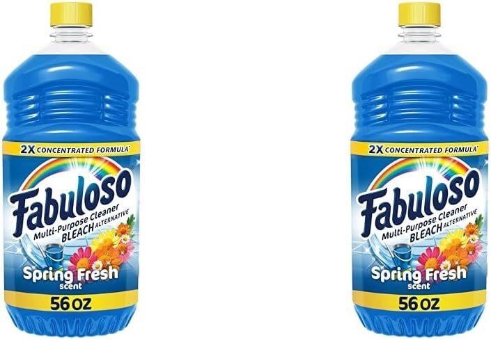2 Pack of Fabuloso Cleaner  56 oz  Spring Fresh