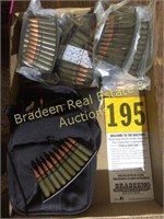 7.62X39 100 PLUS ROUNDS W/BLACK MAG POUCH ALL TO