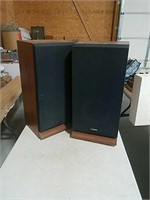 A pair of Fisher speakers