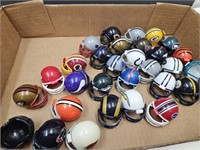 Lot of Miniture Football Helmets