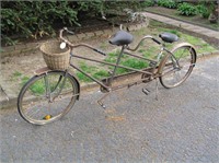 Vintage bicycle built for 2