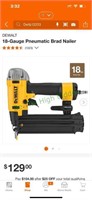 Dewalt 18ga brad nailer