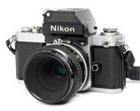 Nikon F2A Photomic with 55mm f/3.5 Nikkor Lens.