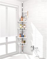 ADOVEL 4 Layer Corner Shower Caddy, Adjustable Sh