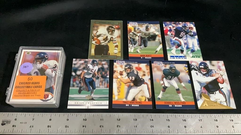 Chicago Bears collectable cards