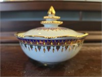 Hand painted from Thailand trinket dish