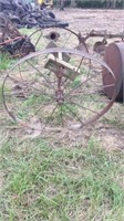 Iron Wheels (2) 4' Diameter