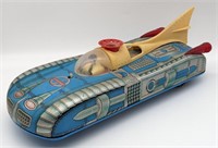 Hungarian Battery Operated Tin Space Ship