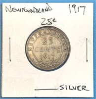 1917 25 Cents Newfoundland