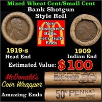 Small Cent Mixed Roll Orig Brandt McDonalds Wrappe