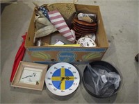 Kitchen Items, Misc Swedish Decor & Clock