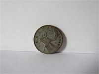 1943 CANADIAN 25 CENTS SILVER COIN