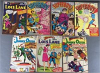 7pc Silver Age DC Comic Books w/ Superboy