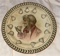 Royal Doulton "Old Lady Drinking Tea" Plate B2799