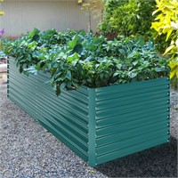 YITAHOME 6x3x2ft Raised Garden Bed Kit  Green