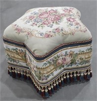 Victorian Style Custom foot stool/ottoman