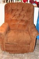 Tufted Brown Recliner