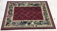 3’ x 4’ red rug