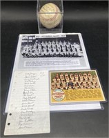 (D) Pittsburgh Pirates 1957 -58 signed baseball