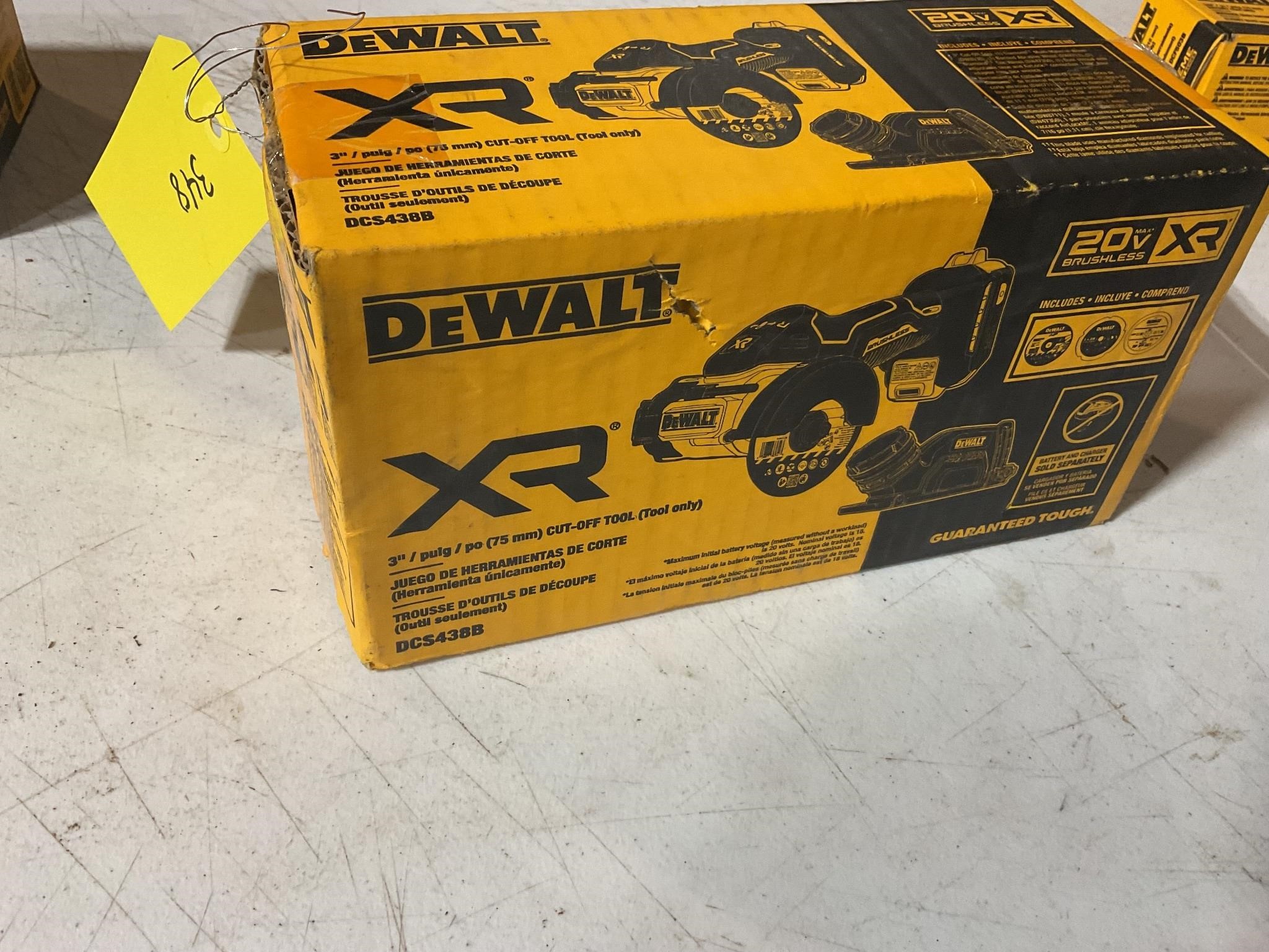 Dewalt 20 V 3 inch cut off tool