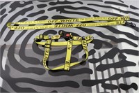Off White Leash & Harness-Yellow